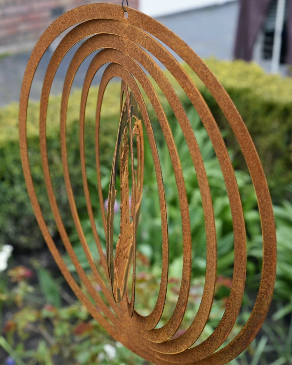 Wind Vanger Rond Vuurtoren Met Bootje En Meeuwen Ecoroest 6 Wind Vanger Rond Vuurtoren Met Bootje En Meeuwen Ecoroest - Afbeelding 4