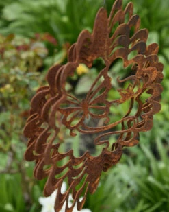 Wind Vanger Vlinder In Bloem Ecoroest -Bekend Decoratie Winkel wind vanger vlinder in bloem ecoroest 3