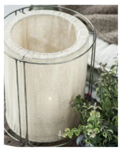 Windlicht Met Doek Naturel Middel, IB Laursen -Bekend Decoratie Winkel windlicht met doek naturel middel ib laursen 3