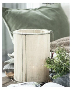 Windlicht Met Doek Naturel Middel, IB Laursen -Bekend Decoratie Winkel windlicht met doek naturel middel ib laursen 5