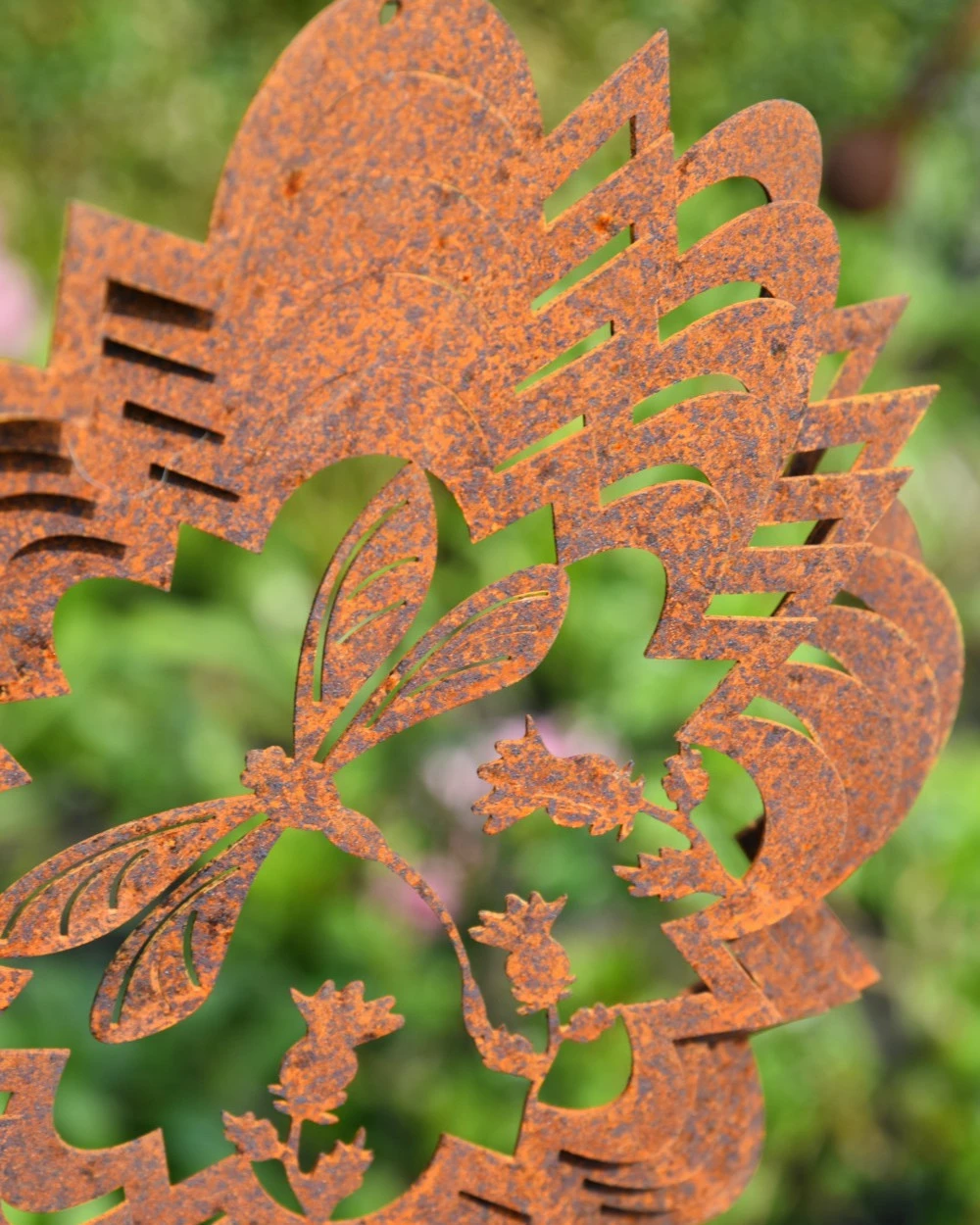 Windvanger Libelle In Bloemmotief Ecoroest Tuindecoratie 5 Windvanger Libelle In Bloemmotief Ecoroest Tuindecoratie - Afbeelding 3