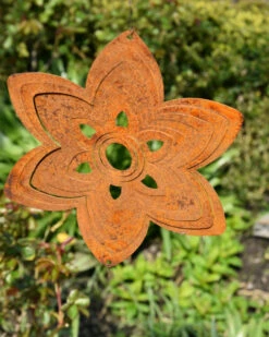 Windvanger Van Ecoroest Bloem Spiraal -Bekend Decoratie Winkel windvanger van ecoroest bloem spiraal 2