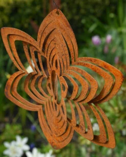 Windvanger Van Ecoroest Bloem Spiraal -Bekend Decoratie Winkel windvanger van ecoroest bloem spiraal 3