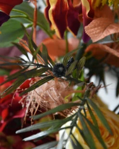 Zijde Barok Boeket In Warm Rood Oranje Geel Met Gloriosa En Vuurpijl -Bekend Decoratie Winkel zijde barok boeket in warm rood oranje geel met gloriosa en vuurpijl 7