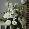 Zijde Boeket Gelaagd Met Witte Bloemen 2 Zijde Boeket Gelaagd Met Witte Bloemen -Bekend Decoratie Winkel zijde boeket gelaagd met witte bloemen
