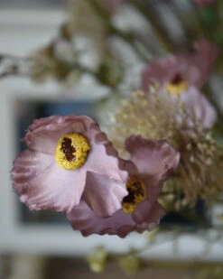 Zijde Pluk Veldboeket In Lila En Grijs Groenen -Bekend Decoratie Winkel zijde pluk veldboeket in lila en grijs groenen 2