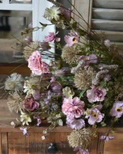 Zijde Pluk Veldboeket In Lila En Grijs Groenen -Bekend Decoratie Winkel zijde pluk veldboeket in lila en grijs groenen 6