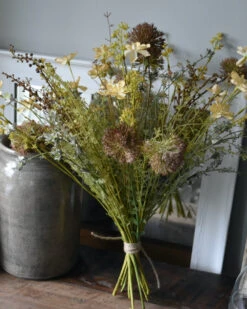 Zijde Pluk Veldboeket In Zacht Geel, Groen En Bruin 12 Zijde Pluk Veldboeket In Zacht Geel, Groen En Bruin -Bekend Decoratie Winkel zijde pluk veldboeket in zacht geel groen en bruin ib laursen 2