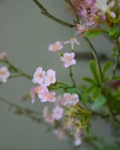 Zijde Plukboeket Van Roze Bloemen -Bekend Decoratie Winkel zijde plukboeket van roze bloemen 6