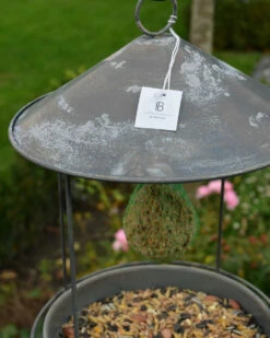 Zink Vogel Voederhuisje Rond -Bekend Decoratie Winkel zink vogel voederhuisje rond ib laursen 4