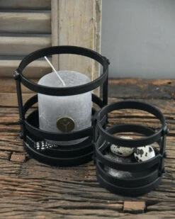 Zwart Metalen Houder Atmosphere Groot, Brynxz -Bekend Decoratie Winkel zwart metalen houder atmosphere groot brynxz 4