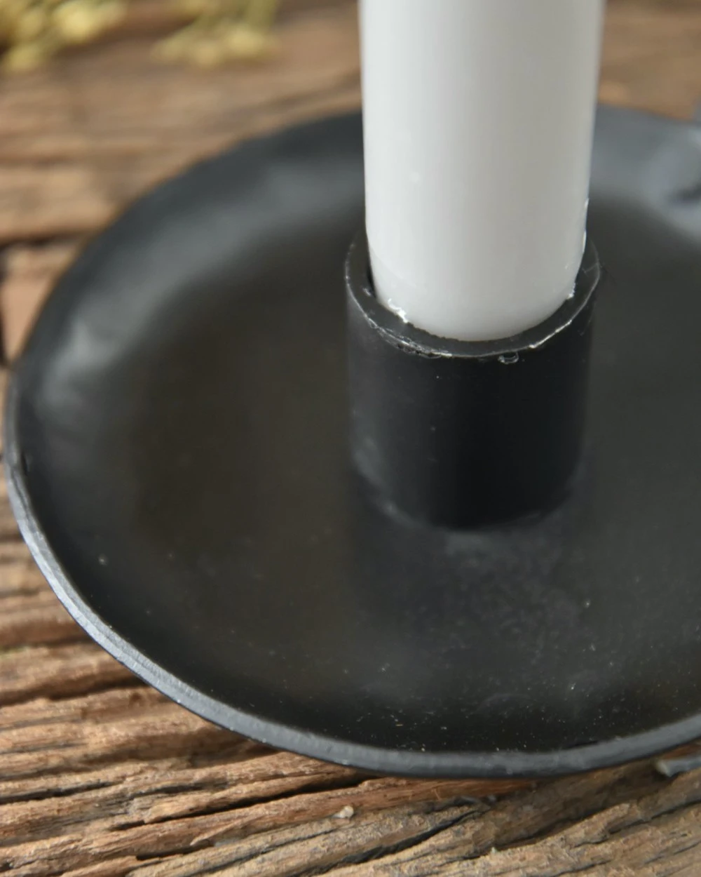 Zwarte Metalen Kandelaar Met Oor, IB Laursen 5 Zwarte Metalen Kandelaar Met Oor, IB Laursen - Afbeelding 3